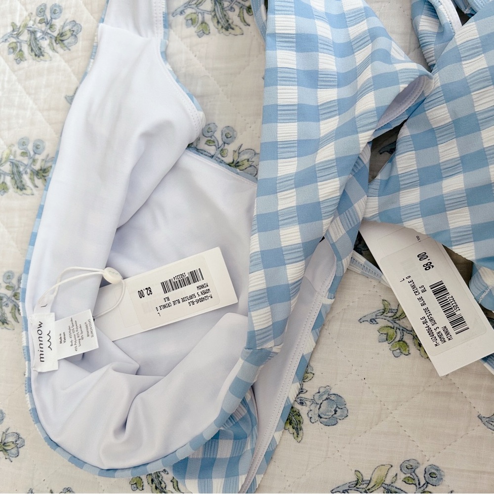 Blue Gingham Bikini Set - Picture 6 of 6